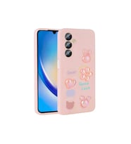 Samsung Galaxy A23 Uyumlu 4G Kılıf Kabartma Figürlü Parlak Zore Toys Silikon Kapak
