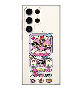 Samsung Galaxy S23 ULTRA Uyumlu Powerpuff Girls Tasarımlı Şeffaf Telefon Kılıfı