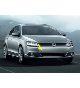 VW Jetta 2011-2014 Ön Tampon Çeki Çekme Demiri Kapağı 5C6807241B