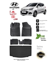 Hyundai İ10 2019 Araca Özel 3D Paspas Ve 3D Bagaj Havuzu