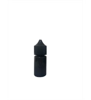 30ml plastik siyah gorilla şişe siyah kapaklı şişe, 50 adet, plastik şişe, likit şişesi, sıkıma uygun yumuşak şişe (Kahverengi)