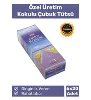 Özel Üretim Dinginlik Veren Meditasyon Çakra Enerji Rahatlatıcı Kokulu Çubuk Tütsü 6 x 20 Adet