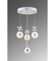 Merve 4'lü Led Sarkıt Avize 3143-W94-3Q-KX (Krom)