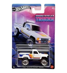 Hot Wheels 1987 Toyota Kamyonet, Borulu Kamyonlar 4/5 (Çok Renkli)