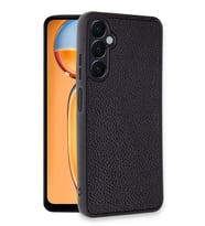 Samsung Galaxy A56 Kılıf Şık Tasarımlı Premium Aras Deri Kapak (Siyah)