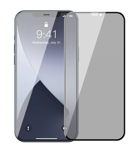 Baseus İPhone 12 Pro Max 6.7 023mm Anti Spy Çerçeveli Tempered Cam Ekran Koruyucu - SSSSSS4806-4