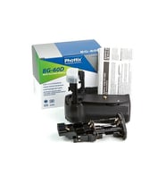 Phottix Canon 60D Battery Grip (BG-60D) (Siyah)