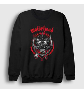 Presmono Unisex Siyah Louder Motörhead Sweatshirt 68827tt