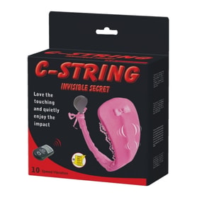 Censan C-String İnvisible Secret Giyilebilir Kumandalı Vibratör Mor