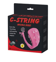 Censan C-String İnvisible Secret Giyilebilir Kumandalı Vibratör Mor