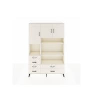 Arges Gardrop 9 Raflı 6 Çekmeceli 3 Kapaklı 132x30x195 Aytaşı-Aytaşı
