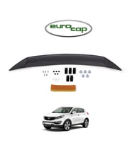 EUROCAP Kia Sportage Ön Kaput Maskesi Koruma Rüzgarlığı Deflektör 3mm Akrilik Parlak Siyah 2011-2015