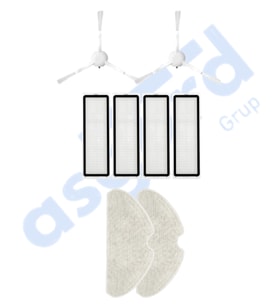 Dreame F9 PRO Uyumlu 2 Yan Fırça 4 Filtre 2 Mop PKT-iasgf0000270