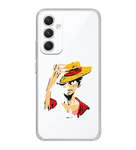 Samsung Galaxy A35 Uyumlu One Piece Luffy Tasarımlı Şeffaf Telefon Kılıfı