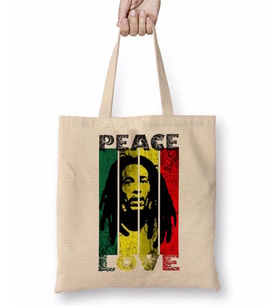 Bob Marley 01 Bez Çanta Uzun Saplı