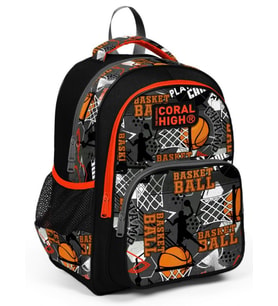 Coral High Siyah Basketbol İlkokul Okul Sırt Çantası - Erkek Çocuk