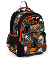 Coral High Siyah Basketbol İlkokul Okul Sırt Çantası - Erkek Çocuk