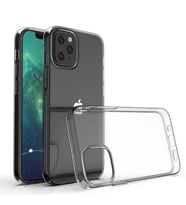 Apple iPhone 12 Mini Kılıf Şeffaf Silikon Hibrit Case (Renksiz)