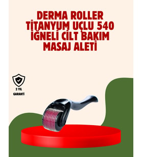 Dermaroller 1 Mm Akne İzleri Ve Çatlak Giderici Cilt Bakım Aleti