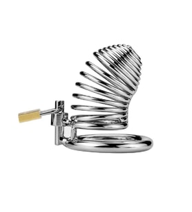 LilituShop Kilitli Çelik Fetish Penis Kafesi