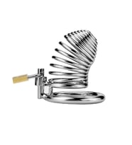 LilituShop Kilitli Çelik Fetish Penis Kafesi