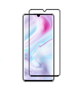 Xiaomi Mi Note 10 Ekran Koruyucu Full Tam Kaplayan Kavisli HD Esnek Film (Siyah)