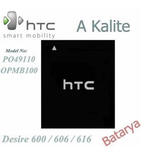 HTC  Uyumlu OPMB100 PO49110 Batarya Desire 600 Desire 606 Desire 616 Uyumlu A Kalite Batarya