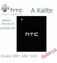 HTC  Uyumlu OPMB100 PO49110 Batarya Desire 600 Desire 606 Desire 616 Uyumlu A Kalite Batarya