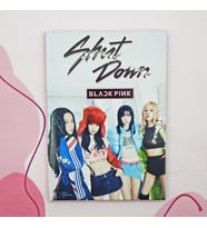 Blackpink Shut Down A5 Boyunda  Sert Kapaklı Not Defteri