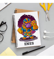 Thanos Marvel Defteri Kişiye Özel