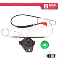 VW Transporter T4 Eurovan Caravelle 1990-2003 7D0959802 İçin Elektrikli Ön Sağ Cam Kriko Tamir Seti