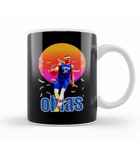 Obias Harris Vintage Art   Legend Basketball Gift Kupa Bardak Porselen
