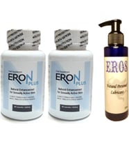 Eros Lubricant 125Ml Jel + 2 Adet Eron 60Lı Erkeklere Özel