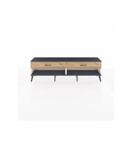 Arges TV Ünitesi 2 Çekmeceli  176x30x51 Aytaşı-Antrasit/Çam