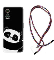 General Mobile GM 21 Pro GM 22 Pro Plus Kılıf Boyun Asklı Rasta Silikon Bay Bay Panda 1784