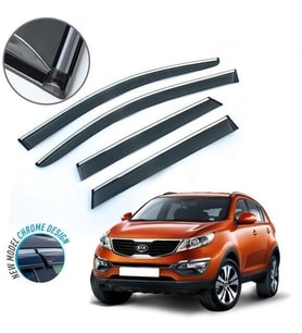 Kia Sportage Kromlu Cam Rüzgarlığı 2016-2021 arası Sunplex (Beyaz)