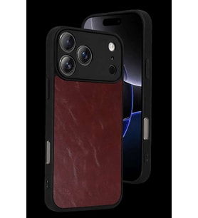 iPhone 17 Pro Aras Deri Kapak - Bordo
