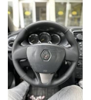 Renault Symbol 2015-2017 Araca Özel Direksiyon Kılıfı (SOFT NOKTA NAPPA) (Karışık)