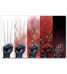 Cakatablo Wolverine Ölümü Çizgi Roman Kapağı Görseli MDF Tablo