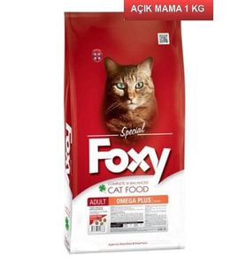 Foxy 30/15 Somon Balıklı Yetişkin Kedi Maması 1 Kg AÇIK