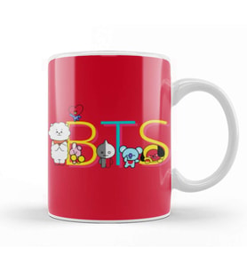 Bts Army Bt21 GIFT Kupa Bardak Porselen