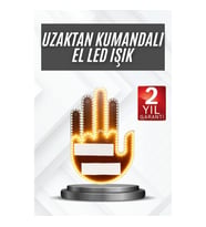 Mey İthalat® Uzaktan Kumandalı El Orta Parmak Led Araç Camına Özel