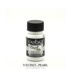 Cadence Dora Glass Metalik Cam Boyası 50 ml. 3152 İNCİ 