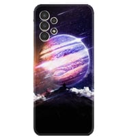Samsung Galaxy M14 Kılıf Silikon Desen Özel Seri Super Planet 1797