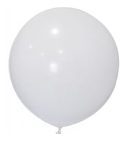 BALON JUMBO DÜZ 24 İNC BEYAZ PK:3-