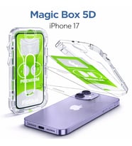 iPhone 17 Epro 5D Şeffaf Ekran Koruyucu Cam – Full Kaplama