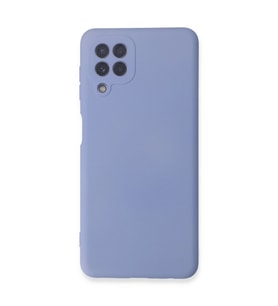 Samsung Galaxy A22 Kılıf Nano İçi Kadife Silikon - Lila