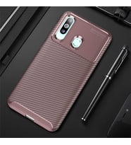 Lexroo Galaxy A20S Kılıf Negro Silikon Kılıf - Kahverengi
