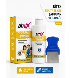 Bitex - Çay Ağacı Özlü Şampuan (Tarak Hediyeli)