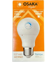 Osaka 10W (75W) 6500K (Beyaz Işık) E27 Duylu Dim Edilebilir Led Ampul